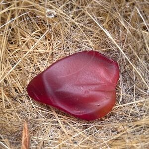 Rare Davenport Red Sea Glass Piece
